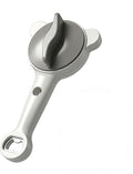 4-in-1 Multifunctional Can Opener & Jar Opener for Seniors - Non-Slip Bottle Opener with Adjustable Stainless Steel Lid Remover, Effortless Opening for Weak Hands, Compact Design for Kitchen (Grey)