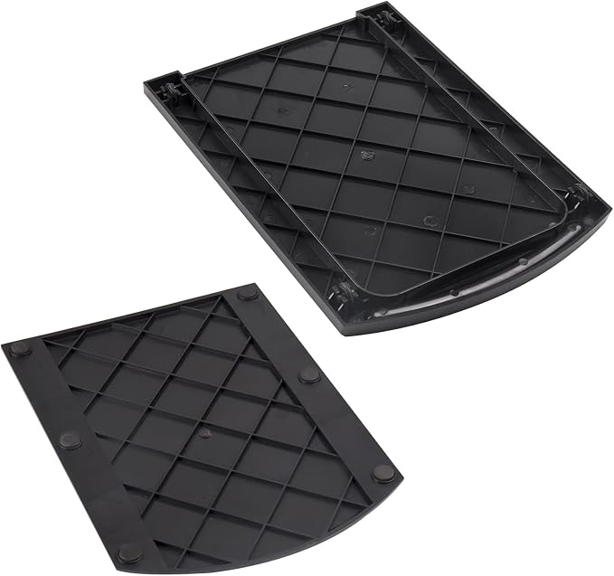 Bruvoalon Kitchen Appliance Sliding Tray, Slider for Coffee Pot, Coffee Maker, Toaster, KitchenAid Mixer, Blenders and Air Fryer, Coutertop with Rolling Wheels (3 Pack)
