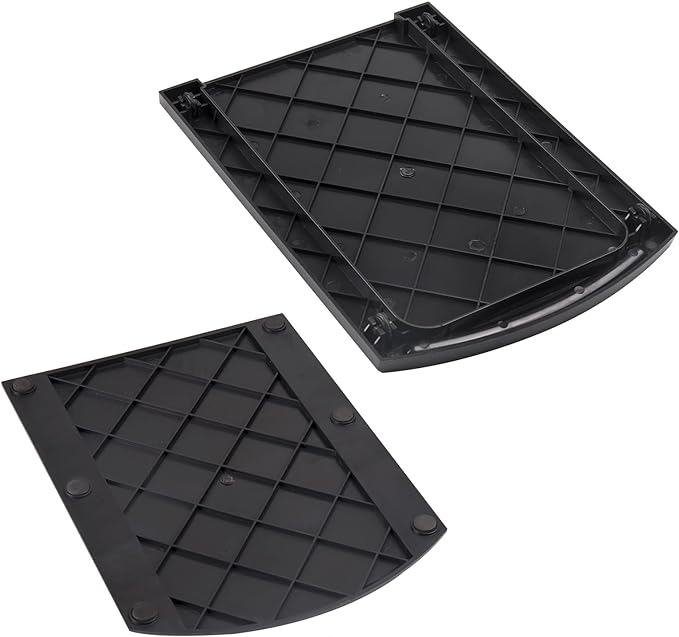 Bruvoalon Kitchen Appliance Sliding Tray, Slider for Coffee Pot, Coffee Maker, Toaster, KitchenAid Mixer, Blenders and Air Fryer, Coutertop with Rolling Wheels (2 Pack)