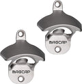 Outdoor Bottle Opener Wall Mounted - Style Magnetic Beer Bottle Opener that Catches Caps - Easy to Install and Incredibly Convenient