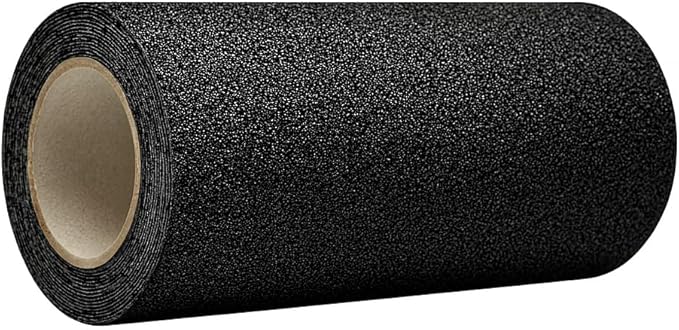 WOD Heavy Duty Anti Slip Tape Black - 12 inch x 60 ft. Non Skid Treads Weather Proof Indoor/Outdoor Traction Tape for No Slip Stairs ASTC32