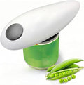 Electric Can Opener, Hands Free One Touch Automatic Can Openers Fit Different Can Sizes and Shape with No Sharp Edges for Kitchen, Kitchen Gadgets for Senior with Arthritis (white)