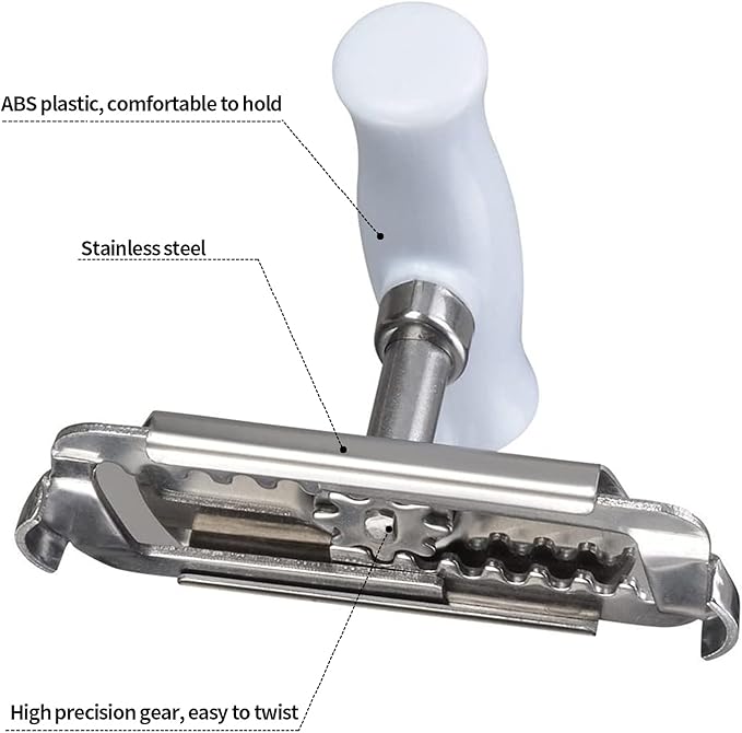 Kichwit Jar Opener for Arthritis, Stainless Steel Jar Lid Opener for Small and Medium Jar Lids