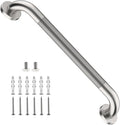 20 Inch Grab Bar for Shower, ZUXET Safety Shower Handle for Seniors w/Knurled Texture, 304 Stainless Steel Anti-Slip Safety Handrail, Handicap Elderly Bathtub Toilet Bathroom Assist (Brushed Nickel)