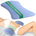 vamorry Lumbar Pillow for Sleeping, Lumbar Support Pillow for Bed for Back Pain Relief, Memory Foam Lower Back Pillow for Bed, Back Support Pillow for Side & Back Sleepers, Washable Cover