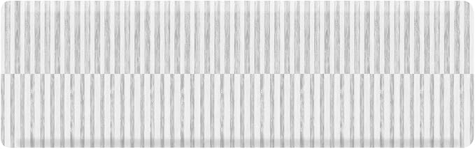 House of Noa Nama Standing Mat – Anti-Fatigue Kitchen Mats for Floor, Cushioned & Non-Slip Kitchen Comfort Mat for Standing, Thick Foam Anti-Fatigue Mat for Kitchen & Workspaces, Reese Ash 22" x 72"