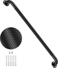36 Inch Black Grab Bars for Shower with Anti-Slip Knurled Grip,YuanDe Stainless Steel Bathroom Grab Bars, Shower Handrail Support, Handicap Elderly Balance Assist Handles