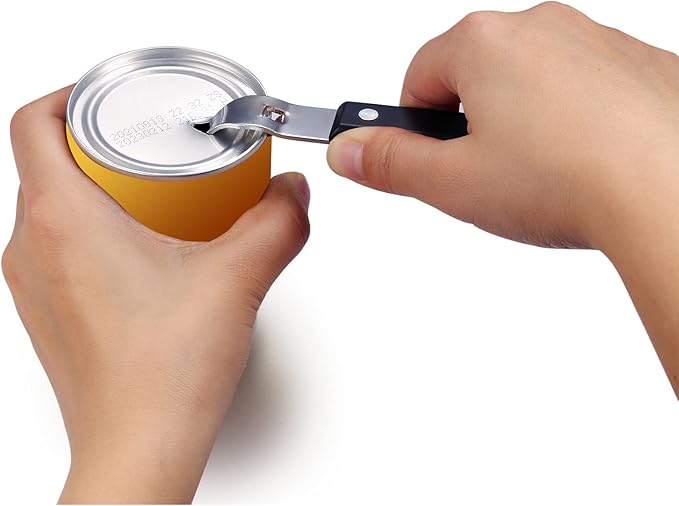 HANCELANT Can Punch Bottle Opener, Manual Stainless Steel Can Opener 3 Pack