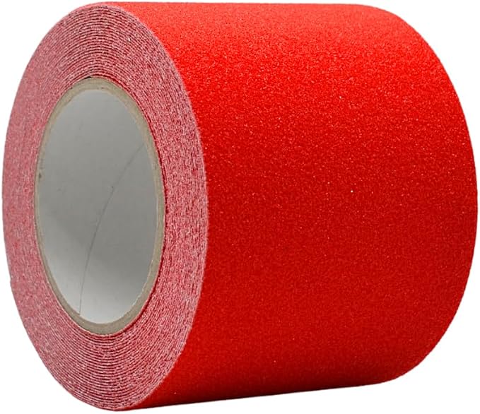 WOD Heavy Duty Anti Slip Tape Red - 4 inch x 30 ft. Non Skid Treads Weather Proof Indoor/Outdoor Traction Tape for No Slip Stairs ASTC32