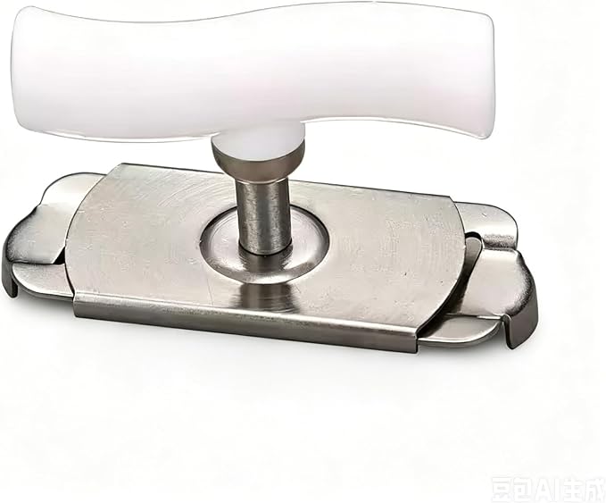 Stainless Steel Can Opener: Multi-Purpose Jar Bottle Opener for Seniors -Adjustable Manual Gripper for Weak Hands, Multi Function Kitchen Utensils for Medium & Large Jars (white)