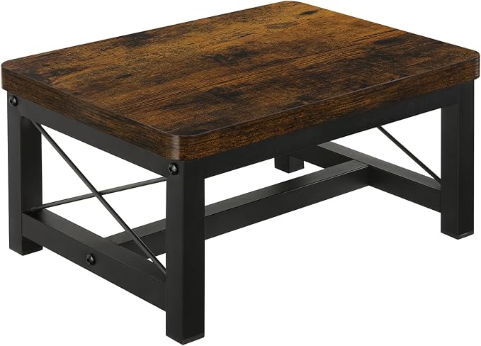 YINMIT Wooden Step Stool for Adults, Heavy Duty Step Stool for High Bed with Non-Slip Feet, Using for Bedroom, Living Room, Bathroom and Kitchen, Hold Up to 500 LBS