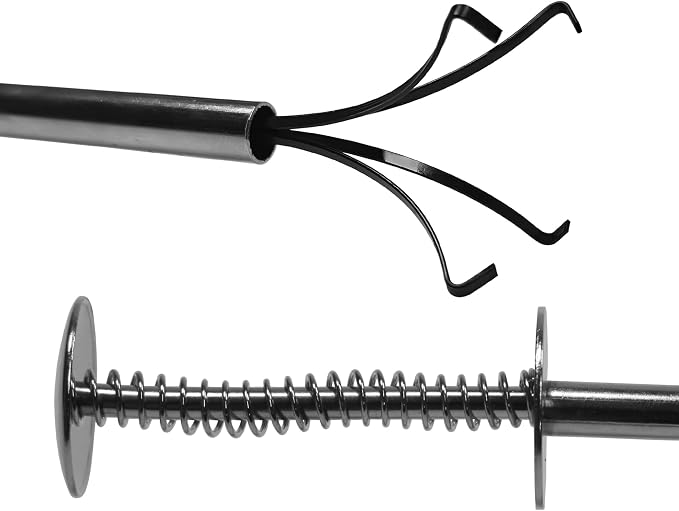 Claw Grabber Pickup Tool,Grabber Tool 4-Claw Picker, Bendable Hose Reacher Pickup,Claw Type Pickup,Flexible Long Handy Reaching Assist Tool for Kitchen/Bathroom/Litter Pick/Home Sink/Drain