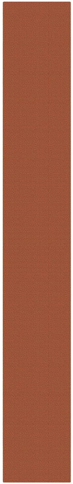 KOZYFLY Orange 2x14 Runners Rugs for Hallway, Long Washable Runner Rug, Woven Non Slip Kitchen Runner, Flatweave Entryway Rug, Floor Carpet for Entry, Aisle, Hall, Burnt Orange/Tan