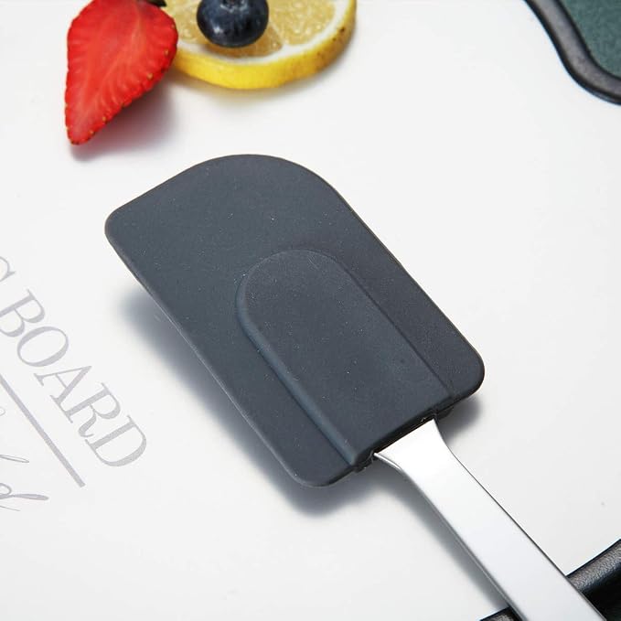 Silicone Spatulas, Berglander Flexible Scrapers Baking Mixing Tool, Baking Tools, Rubber Spatula, Heat Resistant, Dishwasher Safe, Easy to Clean
