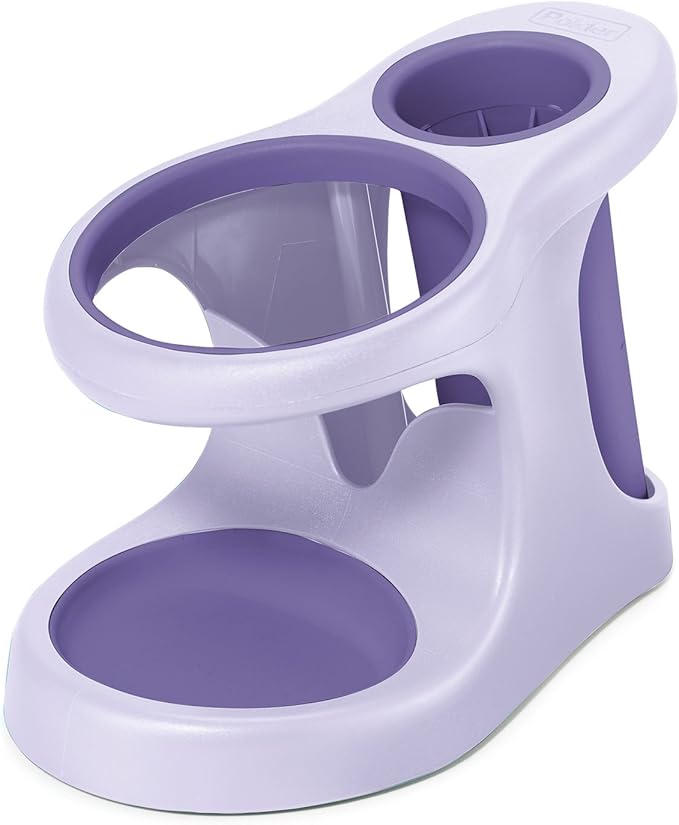 Polder Purple/Gray Style and Store Bathroom Accessory