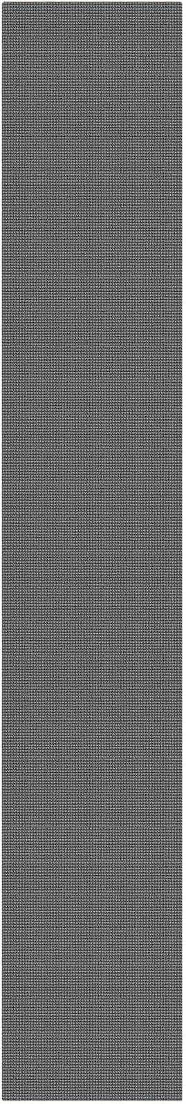 KOZYFLY 3x16 Runners Rugs for Hallway, Extra Long Washable Runner Rug, Non Slip Rubber Backed Kitchen Runner, Cotton Entryway Rug, Floor Carpet for Entry, Aisle, Hall, Grey/Dark Grey