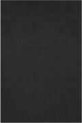 Ottomanson Heavy Duty Rubber Floor Mat – Non-Slip, Waterproof, Easy to Clean – Utility Rug for Entryway, Kitchen, Garage, or Patio – Stain Resistant, Hose Washable – 20" x 39", Black