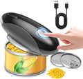 Electric Can Opener,One-Touch Safety Auto Can Opener,Smooth Edge,Hands Free Can Opener,Food Safety,Kitchen Gadgets,Battery Operated,Electric Can Opener for Seniors & Arthritis