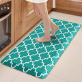 WISELIFE Anti Fatigue Floor Mat - 4/5 Inch Thick Kitchen Mat Non Slip Waterproof Heavy Duty Ergonomic Comfort Mat Durable for Home, Office, Sink, Laundry,(20" x 39", Green)