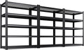 3-Pack Heavy Duty Garage Shelving for Garage, Warehouse & Workshop Storage Organization, 71" H x 35" W x 16" D Adjustable 5-Tier All Metal Wire Shelf for Tools, Storage Bins & Bulk Items