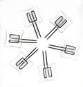 Rug Settlers Rug Pins Pack of 6 Rug Anchors Secure a Rug Over a Rug Anti Slip Pins for mats Runners Plastic Sheets and Throws