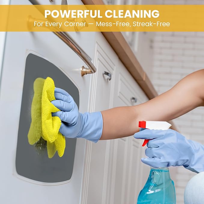 34 Pack Microfiber Cleaning Cloth, 11 Assorted Colors Cleaning Rags for Housekeeping, Colorful Reusable Microfiber Towels for Car, Kitchen, Bathroom and Household Cleaning Supplies, 11.8"X11.8"
