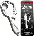 Geekey Keychain Multitool – Key Tool with 16+ Functions | Bottle Opener Keychain, EDC Multitool, Screwdriver, Wrench, Box Cutter | Good for Travel, Outdoor, Hiking | TSA Safe