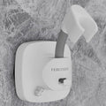 360° Swivel Shower Head Holder with Suction Cup | 10kg Load Capacity, Tool-Free Installation in Seconds | Removable and Rust-Resistant Shower Bracket with Storage Hook (White)