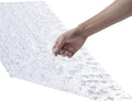 Webos Bath Shower Mat Non Slip: Extra Large Pebble Bathtub mat for Families, Anti Slip Shower Matt with Drain Holes Suction Cups Tub Mat - 16 X 40 Inch Clear