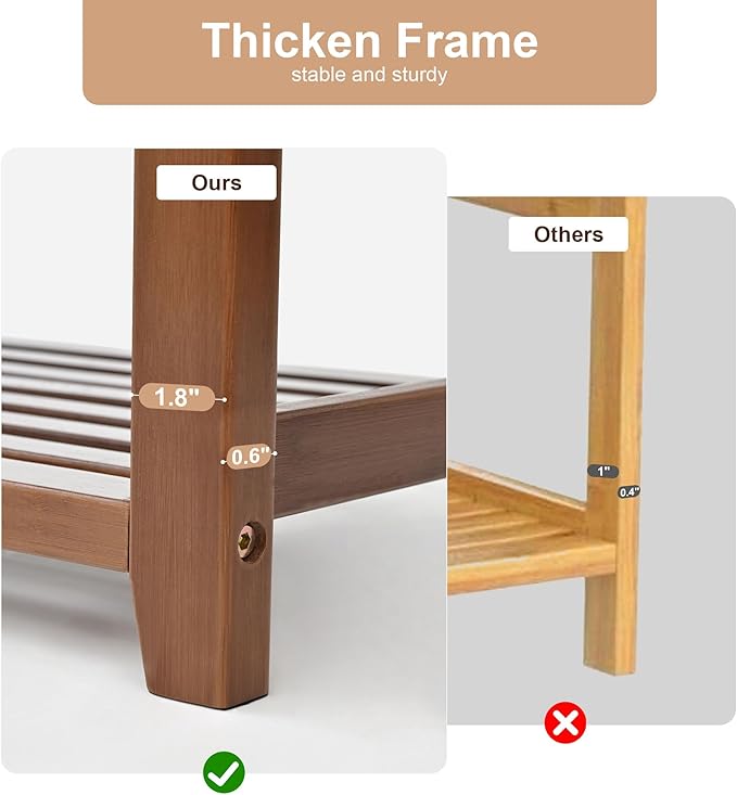 PETKABOO Shoe Rack Bench with Cushion, Shoe Rack for Front Door Entrance, Shoe Bench with Storage for Entryway Hallway Bedroom Living Room