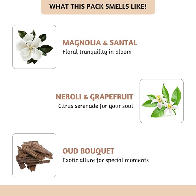 Folkulture Beach Essential Oil Set of 6 | Summer Essential Oils for Diffusers for Home, Humidifiers, Aromatherapy | Neroli, Grapefruit Fragrance Oil for Diffuser, Candle, Soap Making - Summer Vibes