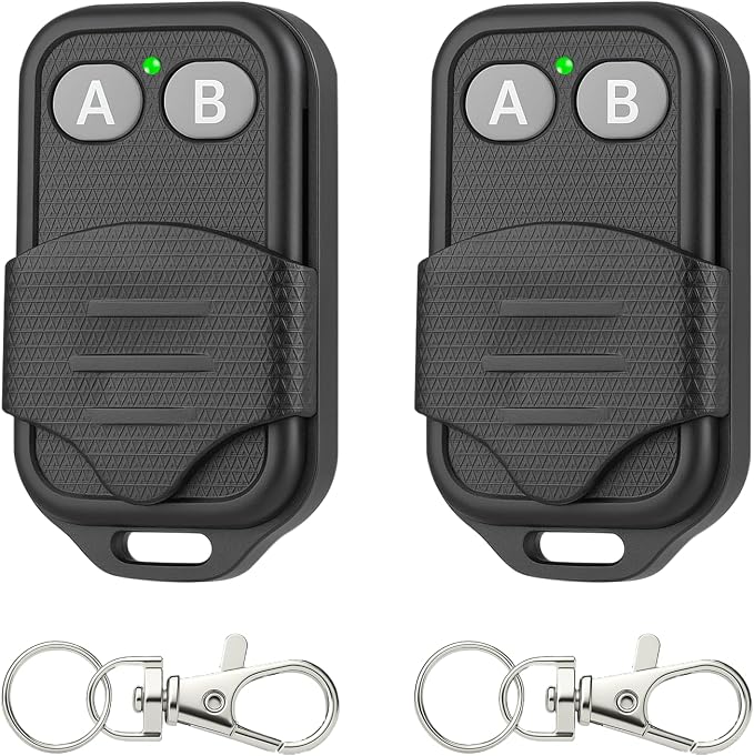 2 for LiftMaster Chamberlain Craftsman Garage Door Opener Remote Replacement 893LM 893Max 891LM 971LM 973LM 371LM 373LM Garage Door Opener Keychain Mini Sliding Cover Remote