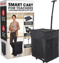 dbest products Smart Cart Rolling Multipurpose Collapsible Basket Scrapbooking Blackout