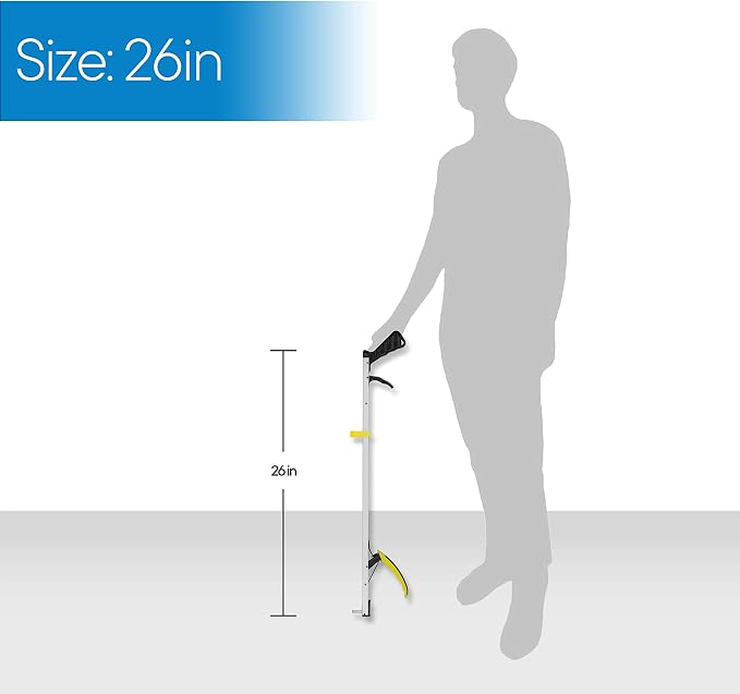 RMS Featherweight the Original Reacher 2-Pack (26-inch), Best for People with Flexibility Limitations Affecting the Back, Hips, Shoulders, or Grip Strength