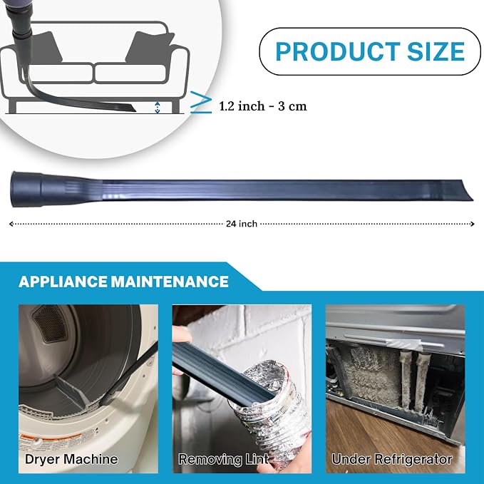 Vacuum Attachments & Brushes for Shop-Vac with Hose Adapter – Vacuum Attachments Compatible with Shop-Vac Hose 2-1/2'' & 1-1/4'' - Horse Hair Dust Brush, Upholstery Tool, Crevice Tool and More