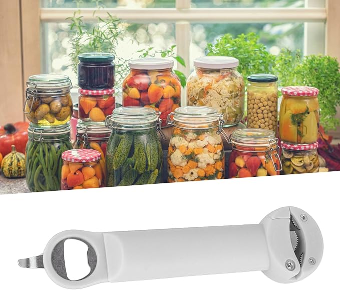 Yinhing Screwer Stainl Stainless Steel Bottle Opener 3 in Multifunctional Retractable Screw Opener Ergonomic Non Slip Design for Easy Opening Beige (Beige)
