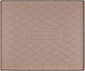 URMONA 25" x 19" Waterproof Silicone Mat in Multiple Sizes & Colors, Under Sink Mat for Kitchen & Bathroom, Pet Food Pad for Dogs & Cats, Kitchen Cabinet Liner, Multi-Purpose for Storage(Khaki)