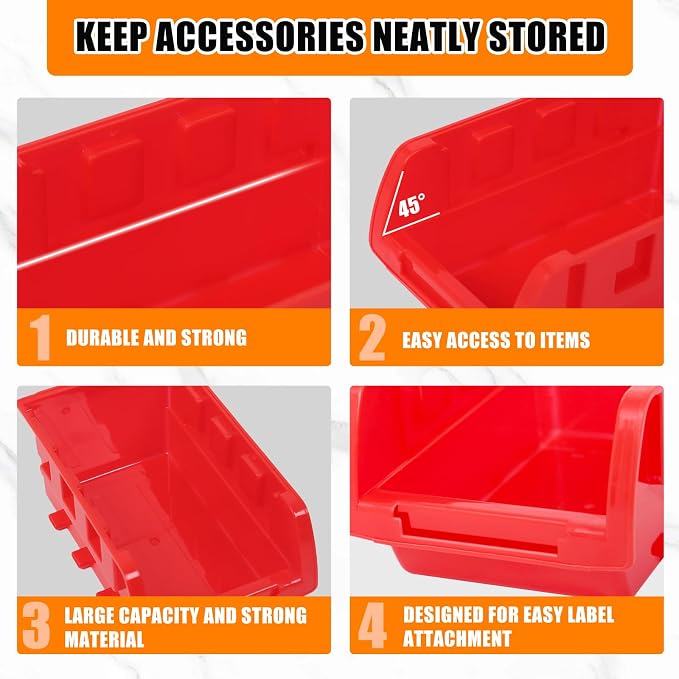 MaxWorks 80695 Bench/Table Top 15-Bin Parts Rack