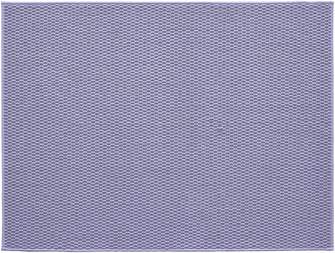 TYUU Bathroom Runner Rugs, Long Bath Mat Runner Washable Thin Quick Dry Low Pile Bathroom Runner Rugs Non Slip, Lavender 24"x70"