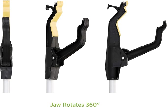 Nova Joy Reacher - Grabber Pickup Tool for Seniors - Lightweight Gripper with Magnetic Tip, Hook, and Rotating Claw - Daily Living Aid for Elderly and Users with Limited Mobility - 32" - One Pack