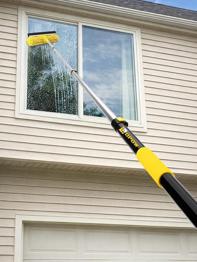 3.5-8ft Professional Extension Pole - Ideal for High Ceilings & Standard Home Projects - Heavy-Duty Aluminum Construction with Non-Slip Grip