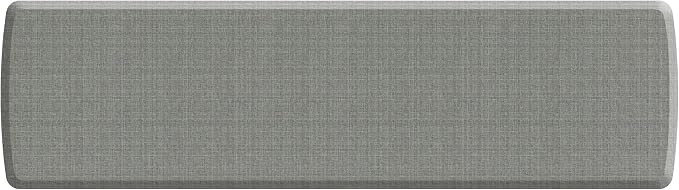 NewLife by GelPro Ergo-Foam Cushioned Anti-Fatigue Standing Kitchen Floor Mat, Padded Stain-Resistant, Waterproof, Non-Slip Comfort Padded Desk/Office Mat - 30" x 108", Patina Grey