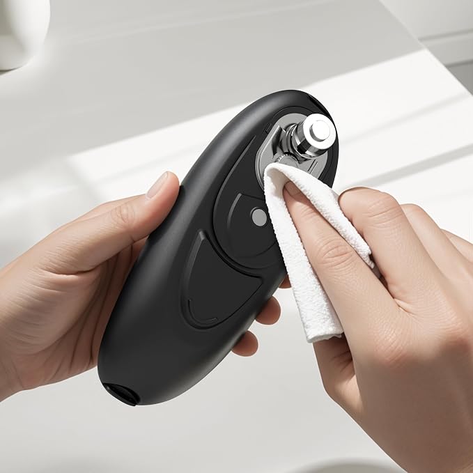 YFL Automatic Electric Can Opener: Battery Operated One Touch Hands Free Smooth Edge - Easy Open Cans, Cat & Dog Food for Seniors & Arthritis Sufferers