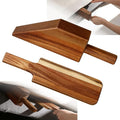 Mattress Lifter & Sheet Tucker Tool Set, Mattress Wedge Elevator, Bed Sheet Tucking Paddle, Used for Lifts & Holds The Mattress, Tucks Sheets, Removes Sheets, Alleviating Back Pain (Acacia Wood)