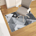 Office Chair Mat for Hardwood Floor, 48"x36" Easy Glide Computer Desk Mat Protector for Rolling Chair Under Desk Rug Nonslip Backing, Machine Wash (Modern)