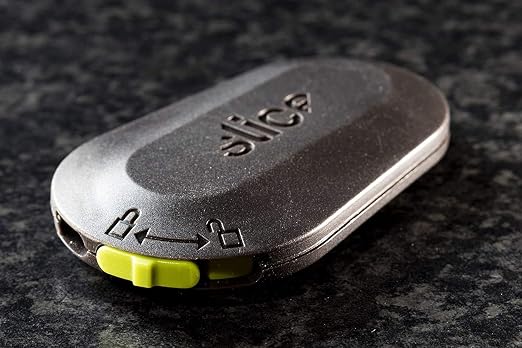 Slice Auto-Retractable Mini Box Cutter | Safe Ceramic Box Cutter Lasting 11x Longer than Metal | Keychain Box Opener | 12 Pack