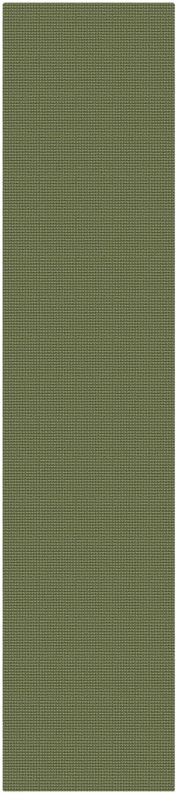 KOZYFLY Cotton 3x12 Runners Rugs for Hallway, Long Washable Runner Rug, Woven Non Slip Kitchen Runner, Braided Entryway Rug, Floor Carpet for Entry, Aisle, Hall, Olive Green/Earthy Green