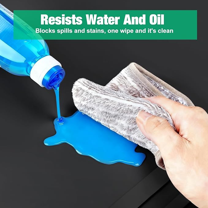 Aisslro Under Sink Mat 28" X 19", Waterproof Silicone Under Sink Mats for Kitchen, Anti-Leak Shelf Liner & Cabinet Protector with Raised Edge, [BPA Free] Bathroom Tray Home Organizer, Black