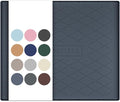 URMONA 25" x 19" Waterproof Silicone Mat in Multiple Sizes & Colors, Under Sink Mat for Kitchen & Bathroom, Pet Food Pad for Dogs & Cats, Kitchen Cabinet Liner, Multi-Purpose for Storage(Dark Grey)
