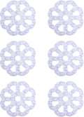 Kenney KN61549 Vinyl Bath Treads with Suction Cups for Use Inside the Bathroom Shower, 5" L x 5" W, Clear